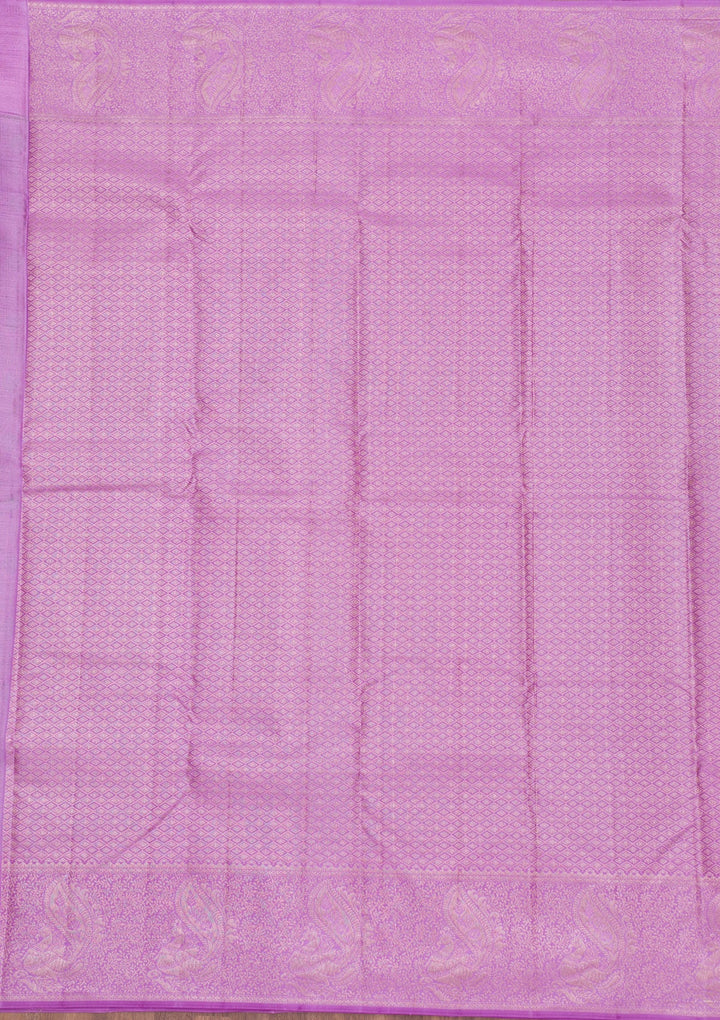 Pista Green Zariwork Pure Silk Saree-Koskii