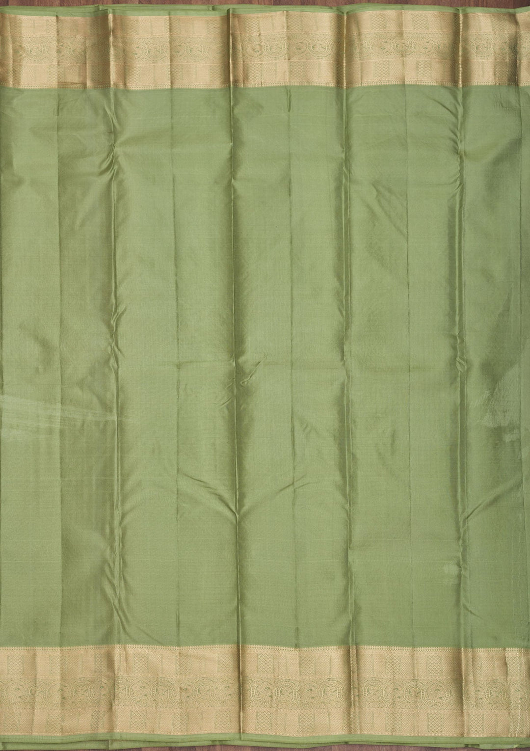 Pista Green Zariwork Pure Silk Saree-Koskii