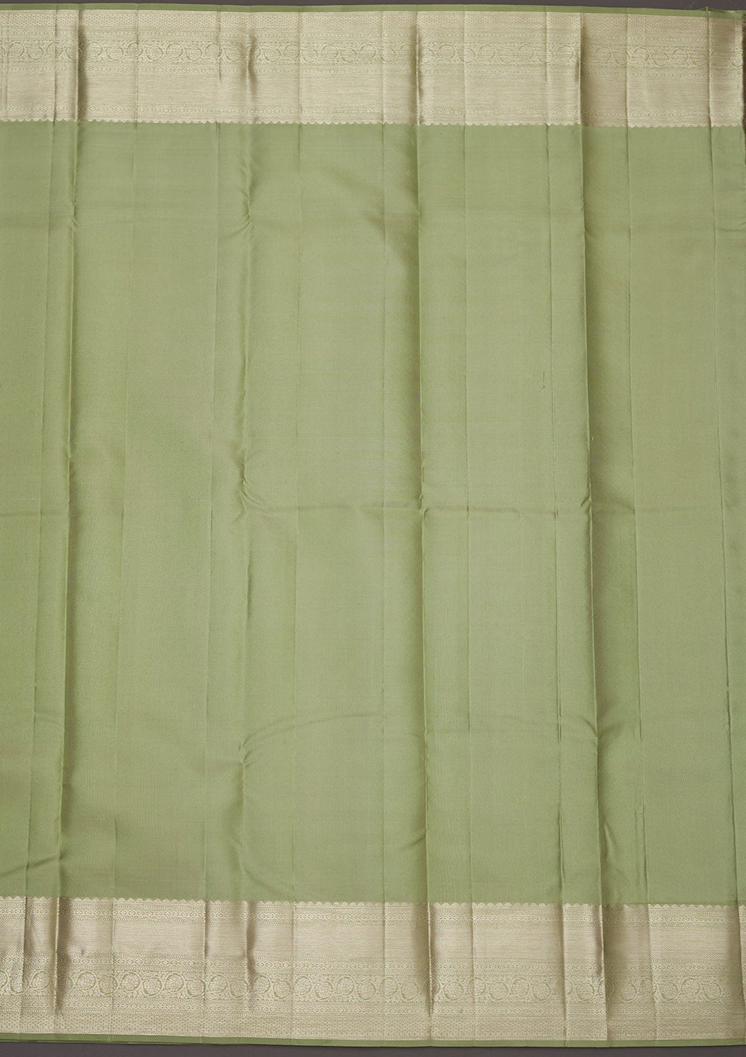 Pista Green Zariwork Pure Silk Saree-Koskii