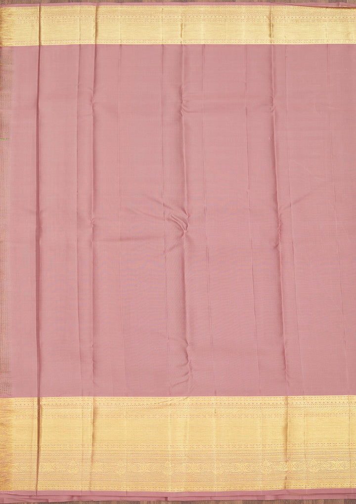 Pista Green Zariwork Pure Silk Saree-Koskii