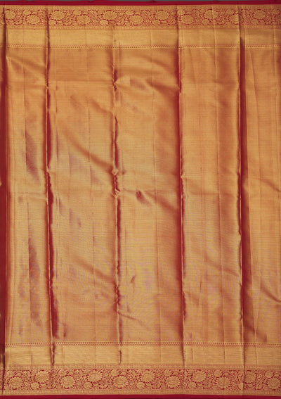 Pista Green Zariwork Pure Silk Saree-Koskii