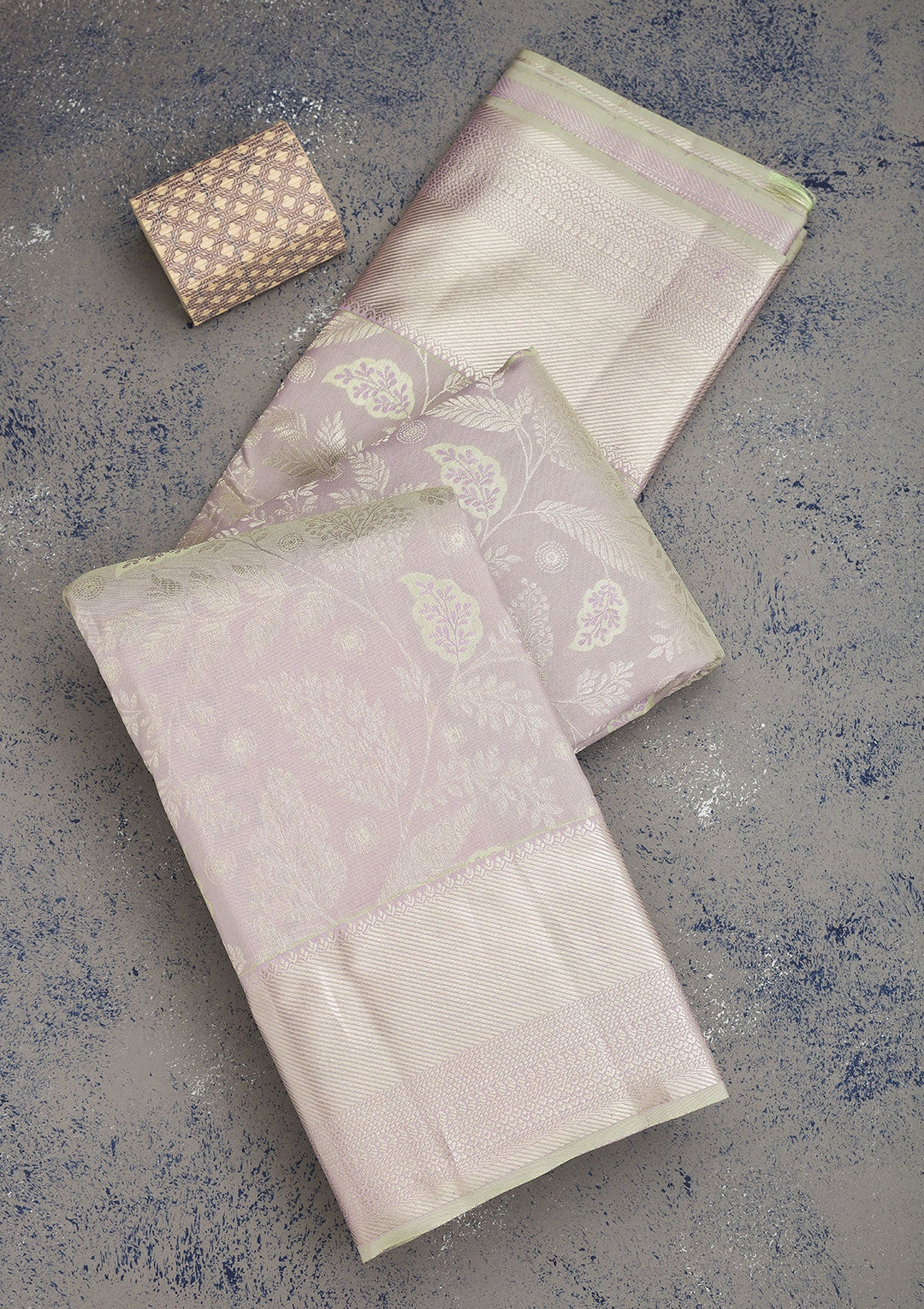Pista Green Zariwork Pure Silk Saree-Koskii