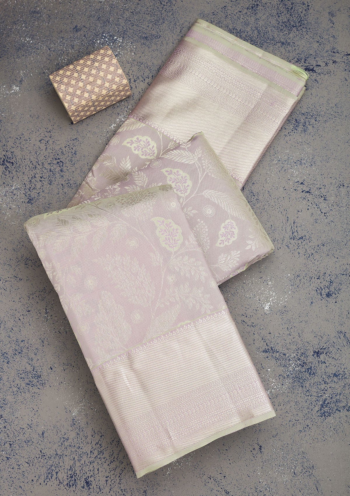 Pista Green Zariwork Pure Silk Saree-Koskii