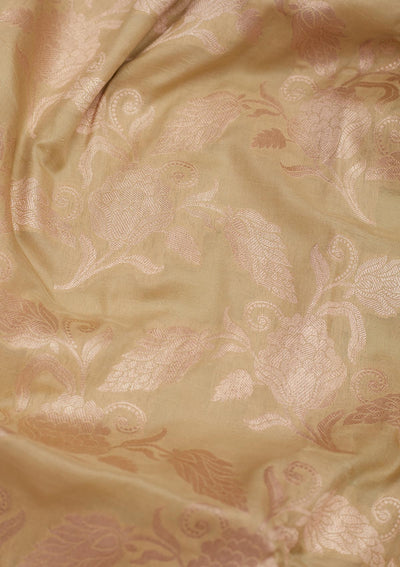 Pista Green Zariwork Pure Silk Saree-Koskii