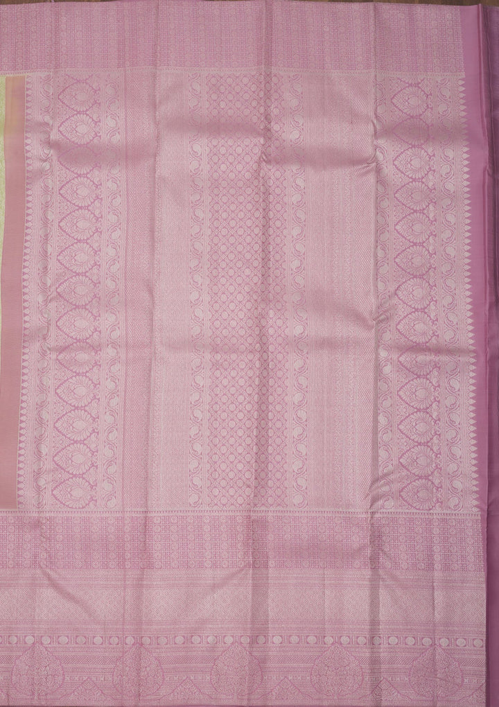 Pista Green Zariwork Pure Silk Saree-Koskii