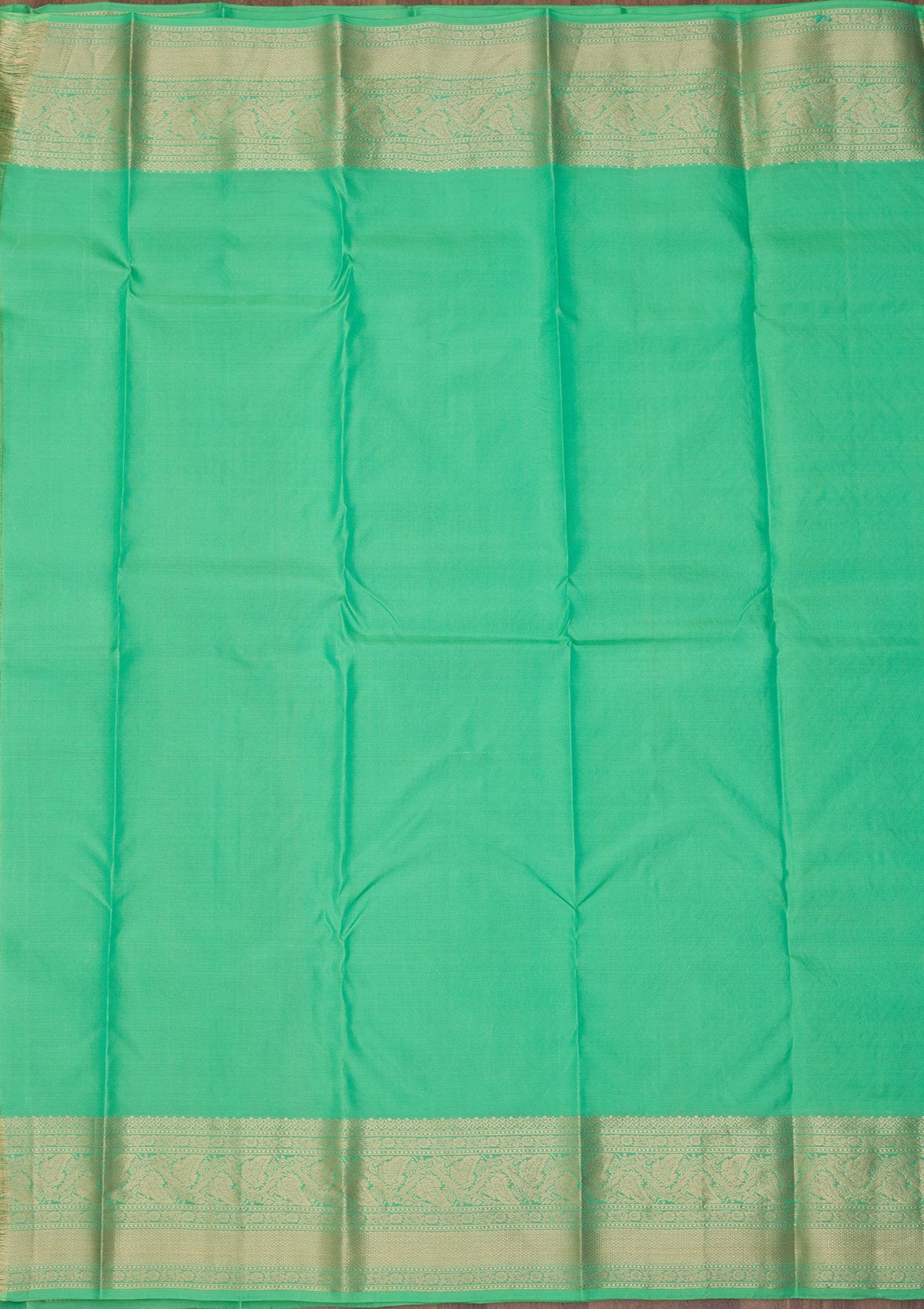 Pista Green Zariwork Pure Silk Saree