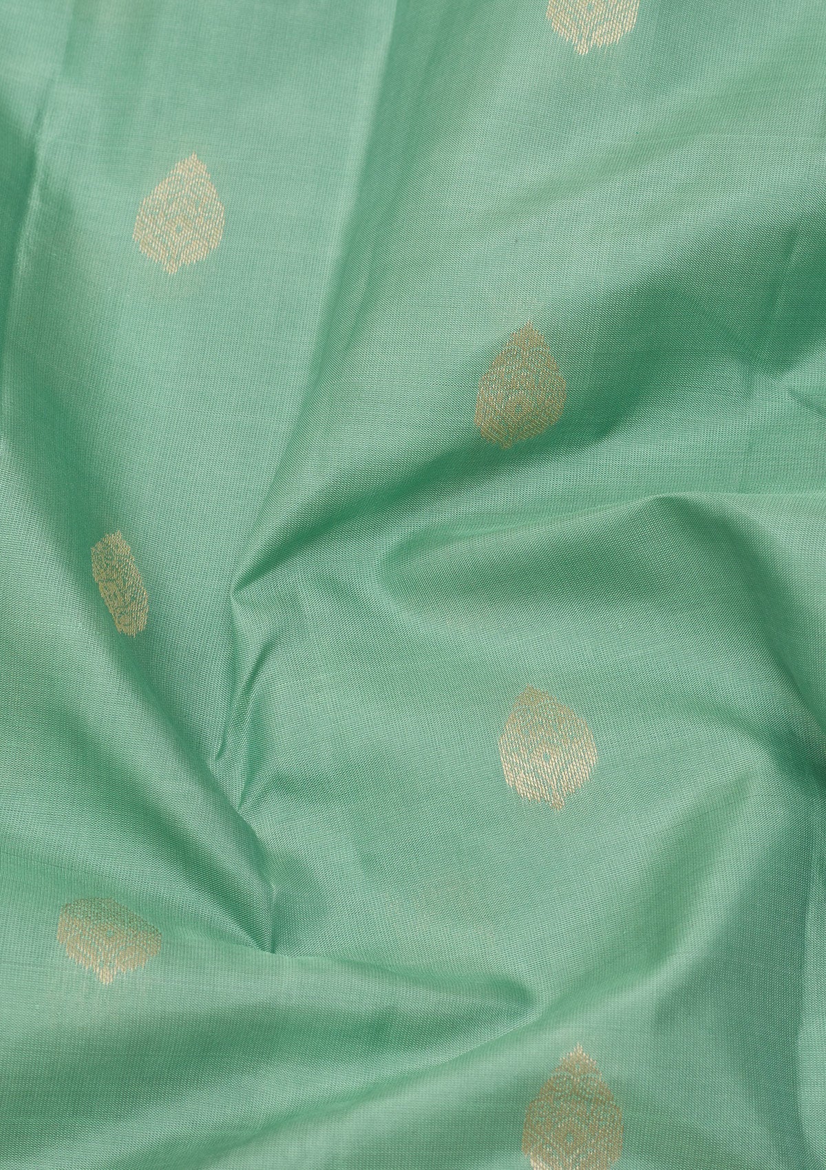 Pista Green Zariwork Pure Silk Saree