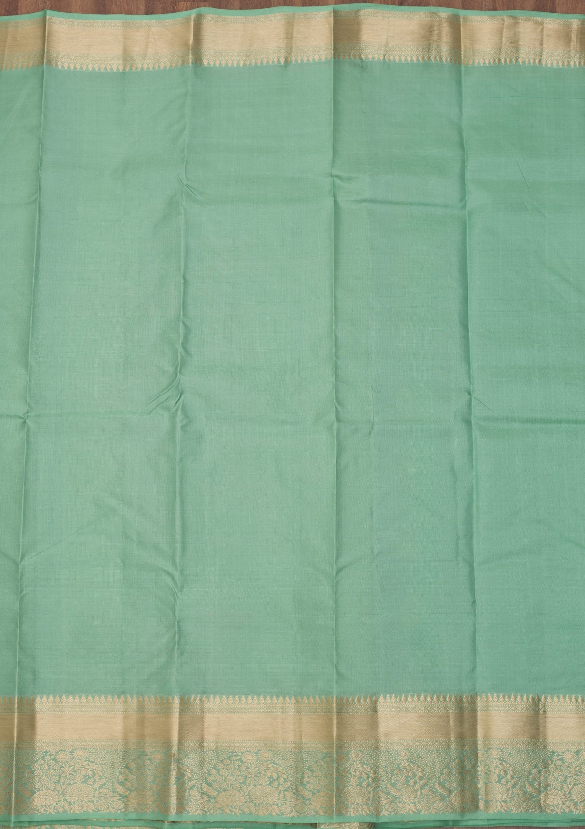 Pista Green Zariwork Pure Silk Saree