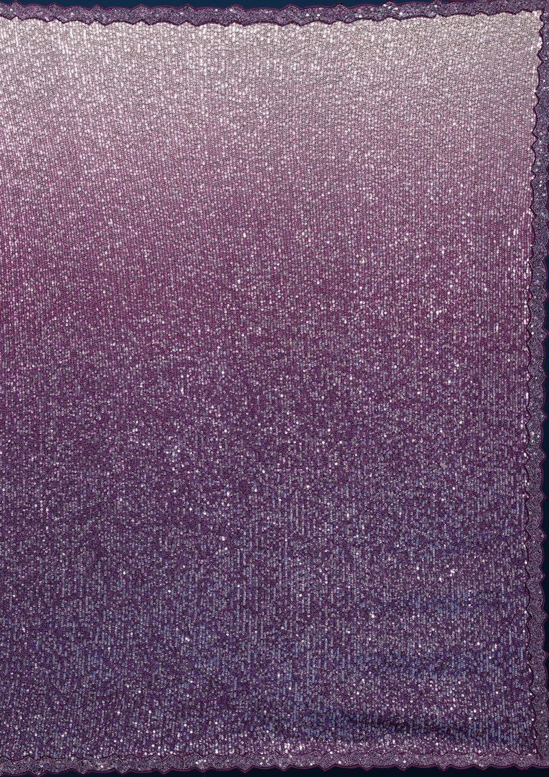 Purple Sequins Georgette Saree-Koskii