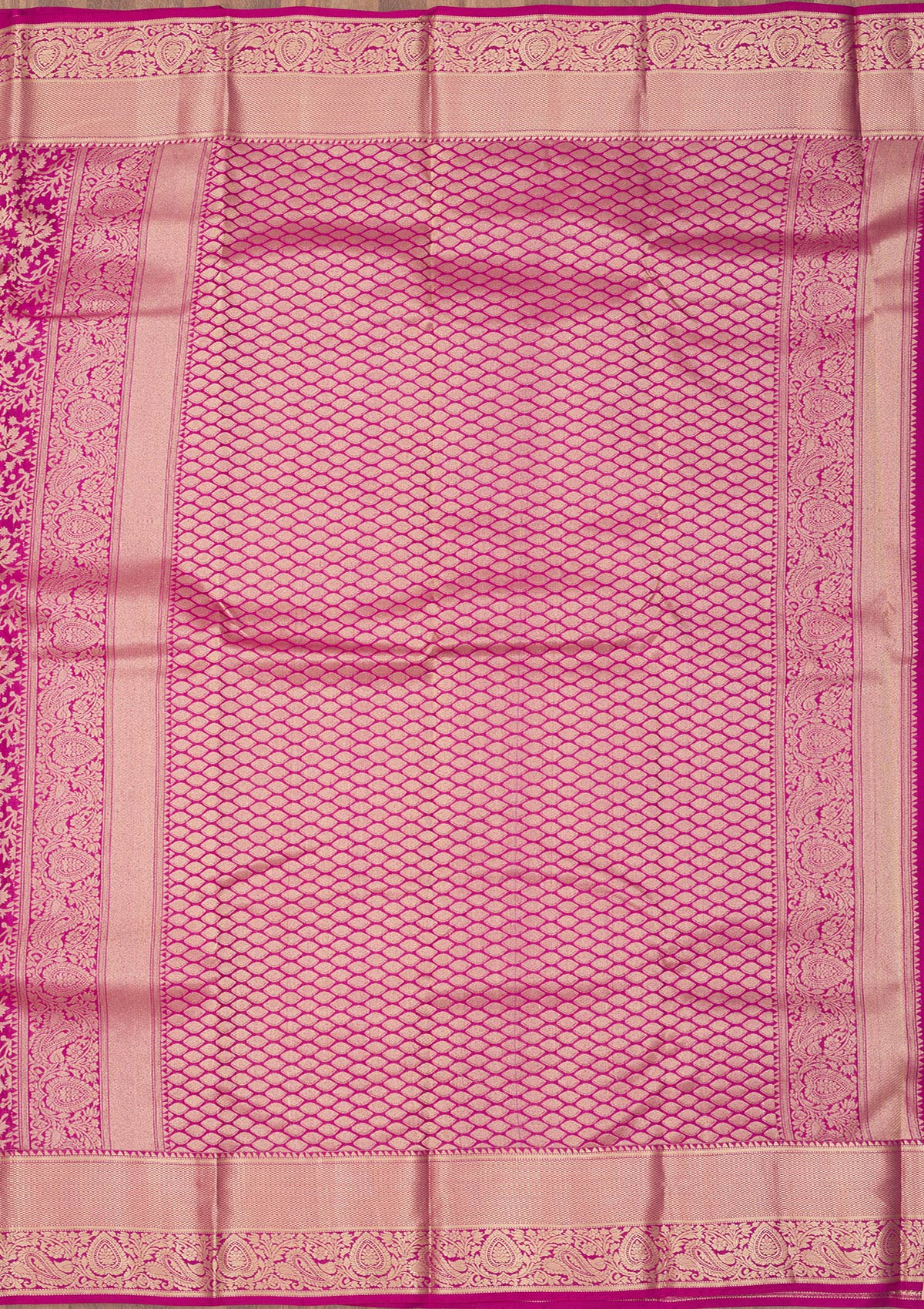 Purple Zariwork Pure Silk Saree-Koskii