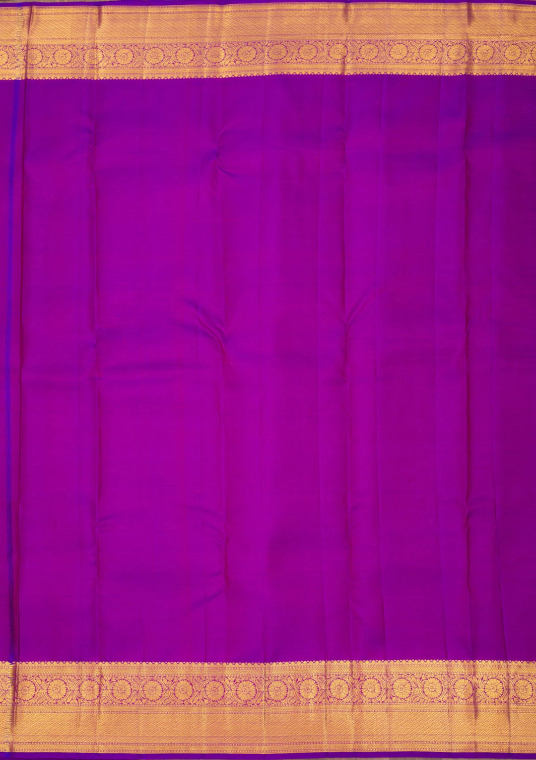 Purple Zariwork Pure Silk Saree-Koskii