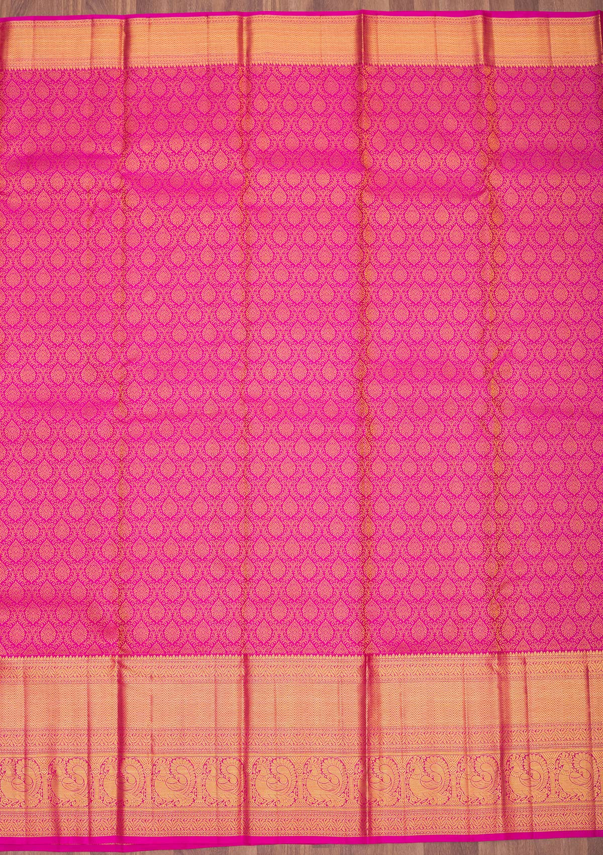 Purple Zariwork Pure Silk Saree-Koskii