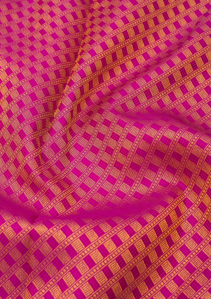 Purple Zariwork Pure Silk Saree-Koskii