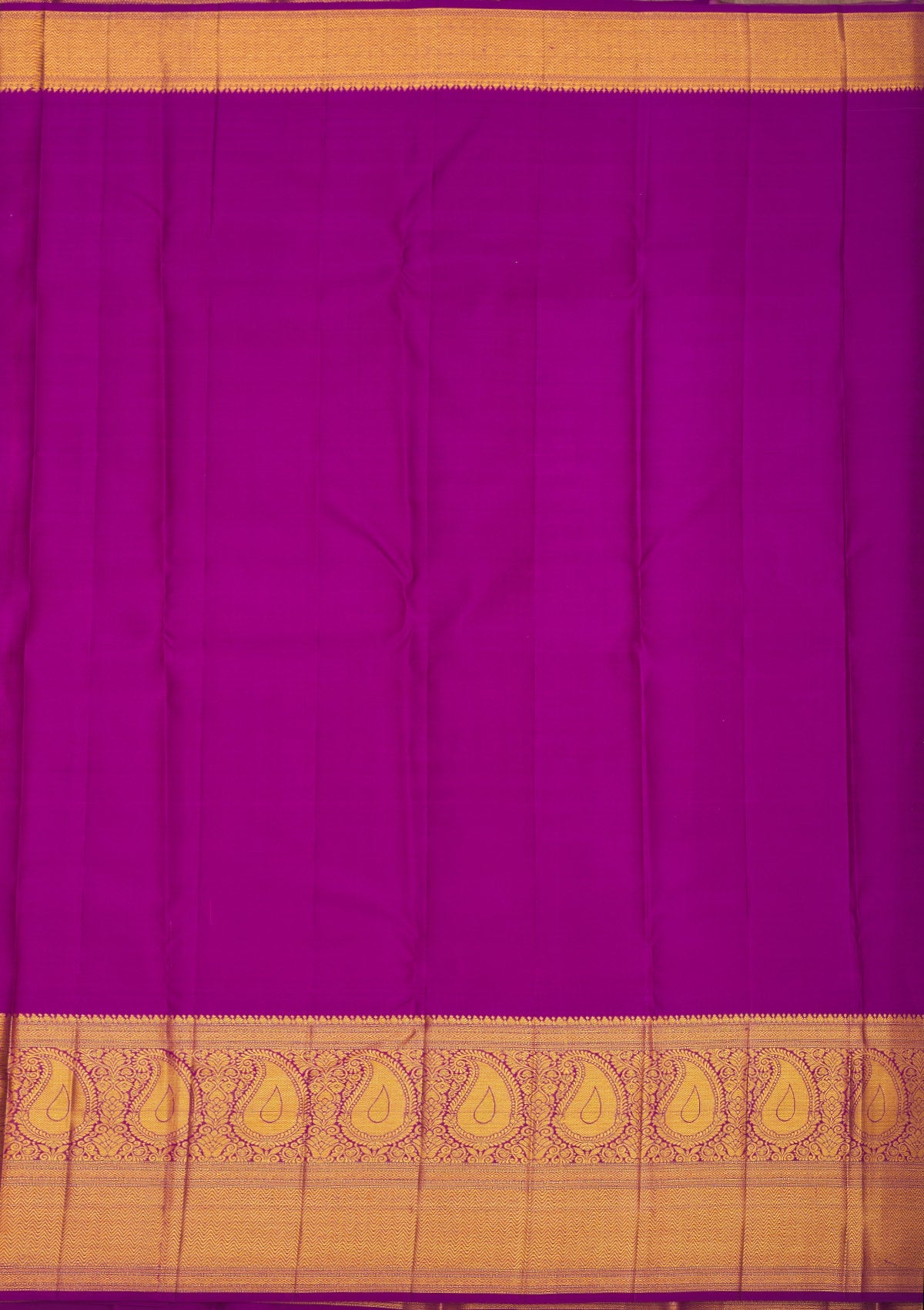 Purple Zariwork Pure Silk Saree-Koskii