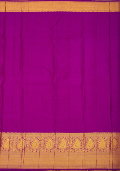 Purple Zariwork Pure Silk Saree-Koskii