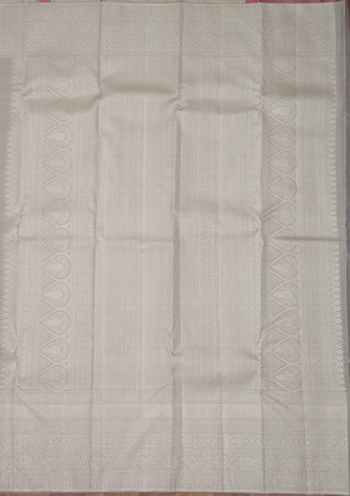 Purple Zariwork Pure Silk Saree-Koskii