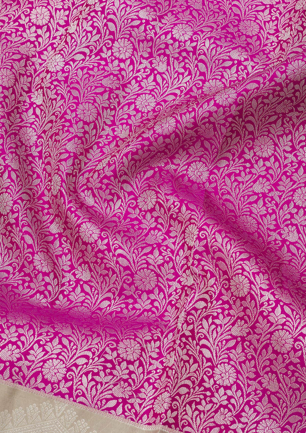 Purple Zariwork Pure Silk Saree-Koskii
