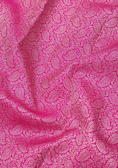 Purple Zariwork Pure Silk Saree-Koskii