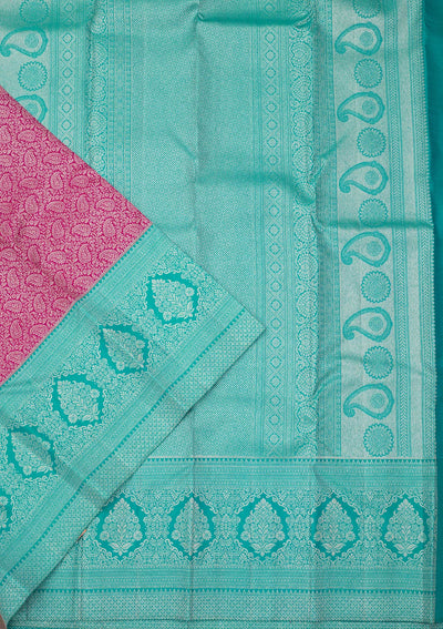 Purple Zariwork Pure Silk Saree-Koskii