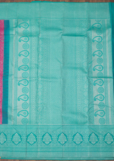 Purple Zariwork Pure Silk Saree-Koskii
