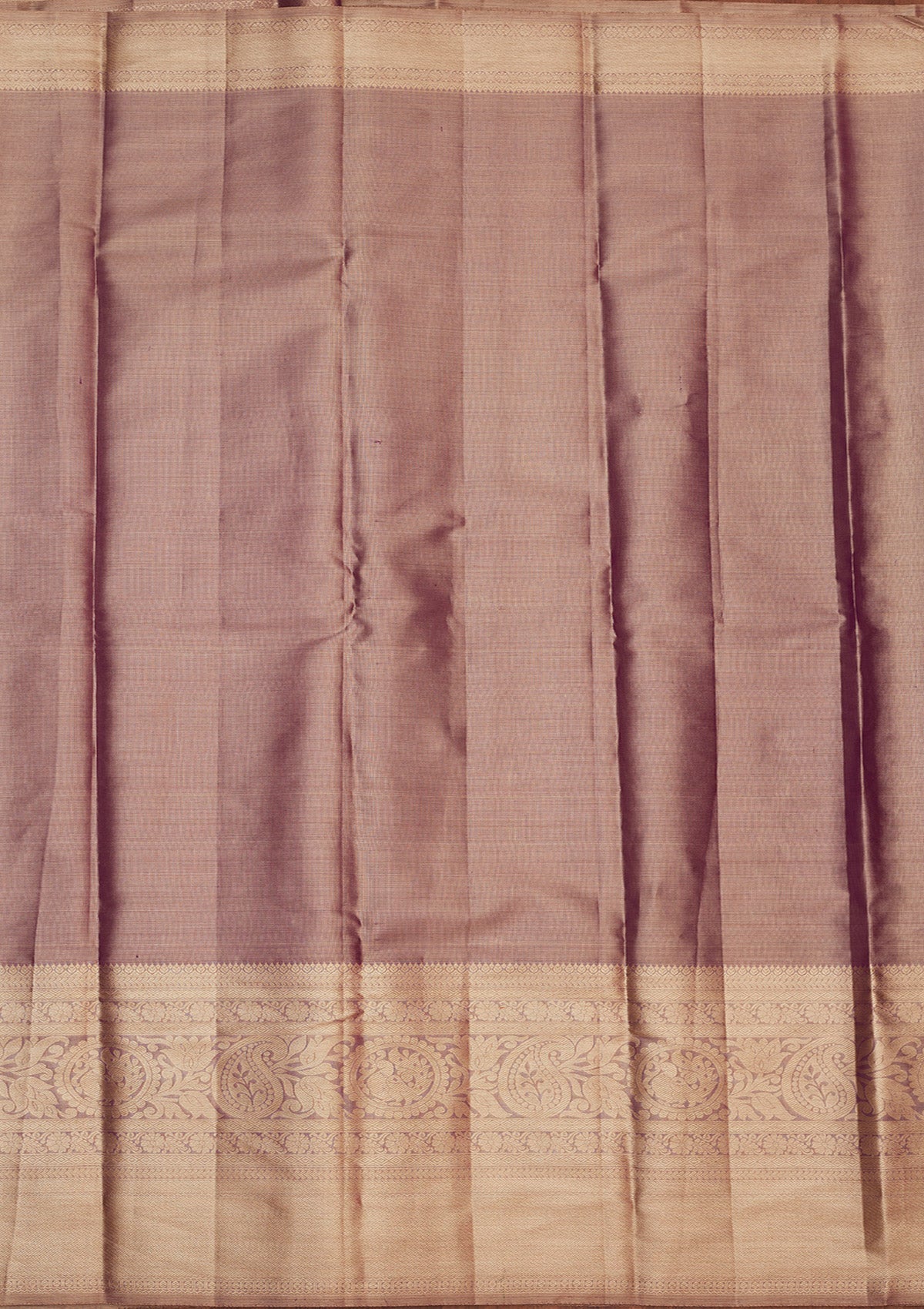 Purple Zariwork Pure Silk Saree-Koskii