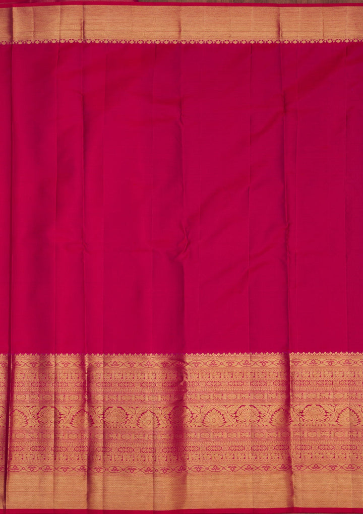Purple Zariwork Pure Silk Saree-Koskii