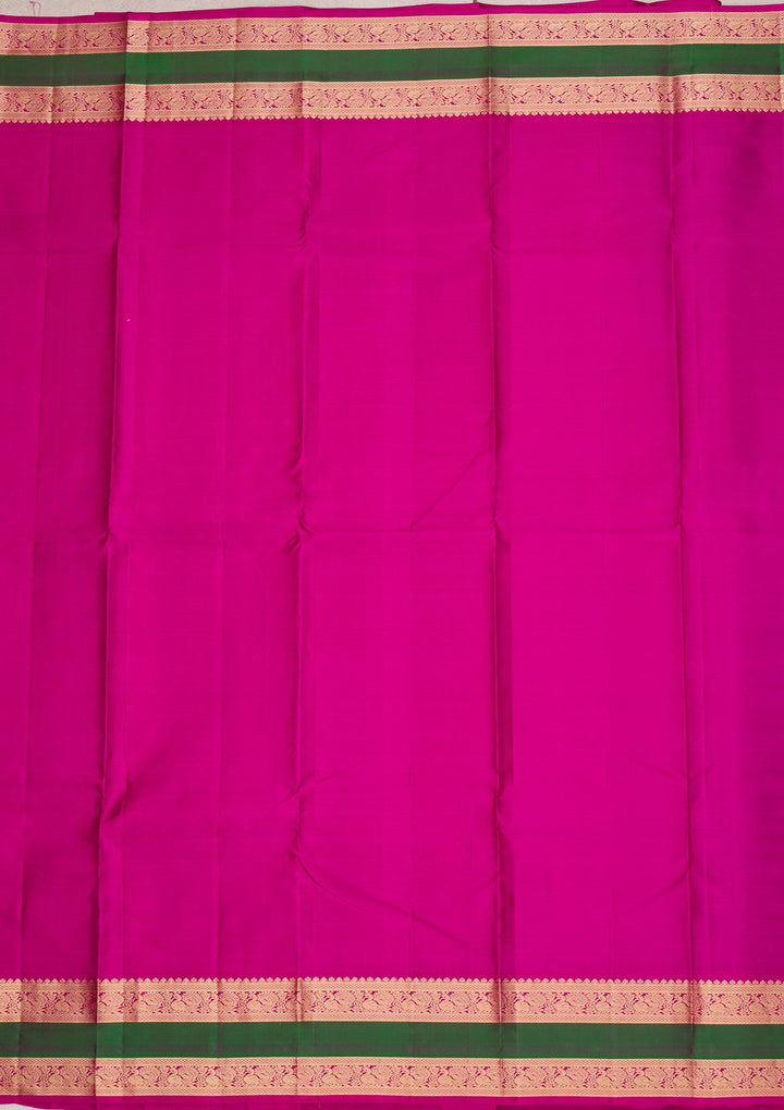 Purple Zariwork Pure Silk Saree-Koskii