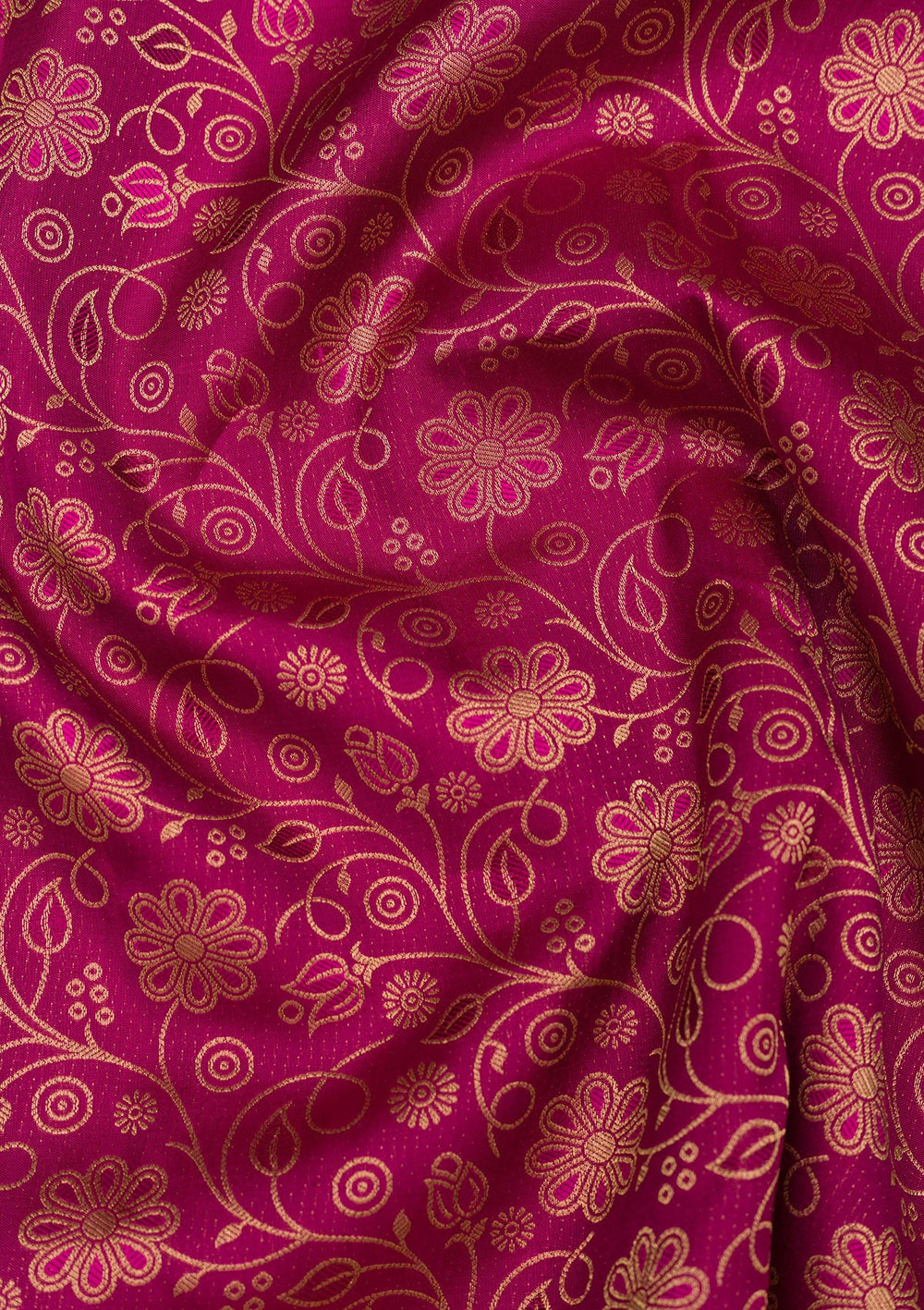 Purple Zariwork Pure Silk Saree-Koskii