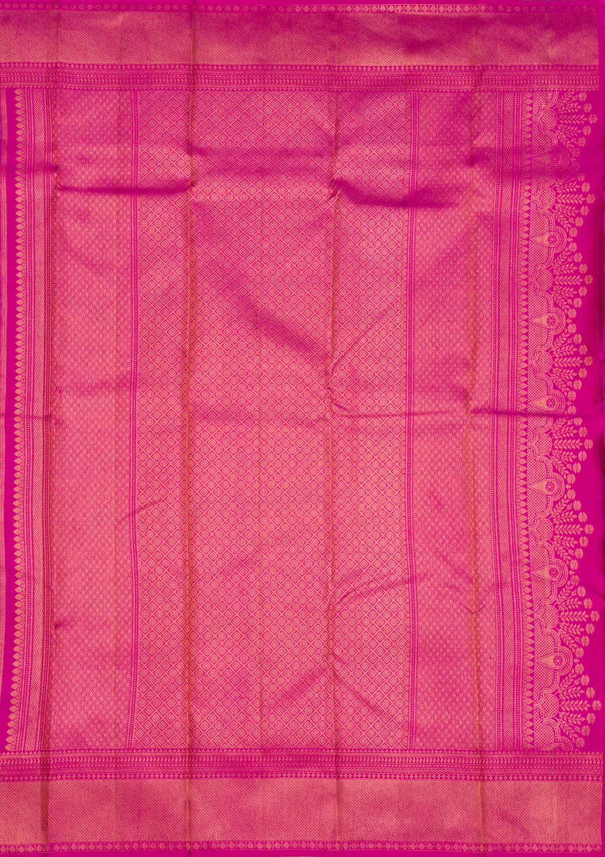 Purple Zariwork Pure Silk Saree-Koskii