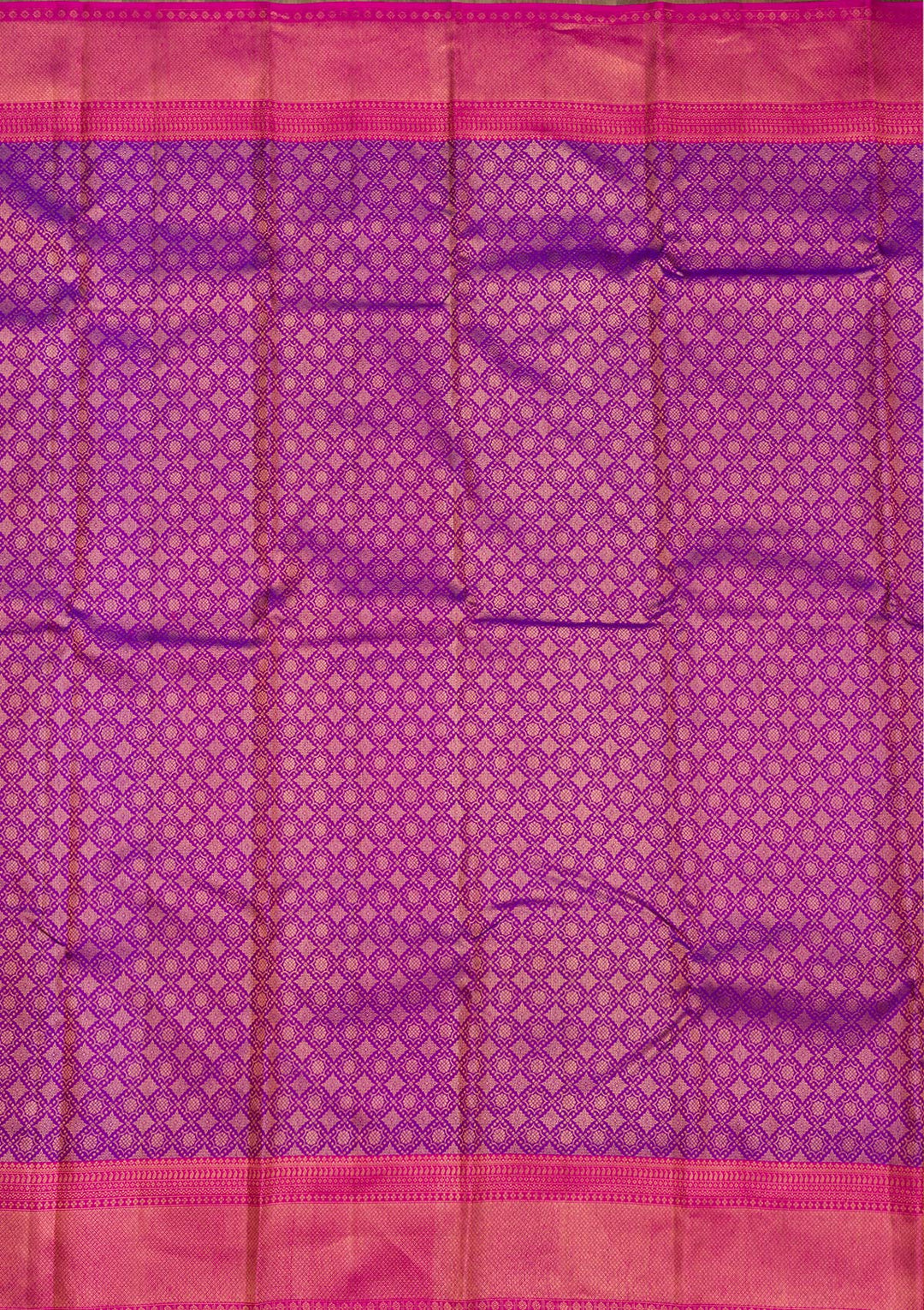 Purple Zariwork Pure Silk Saree-Koskii