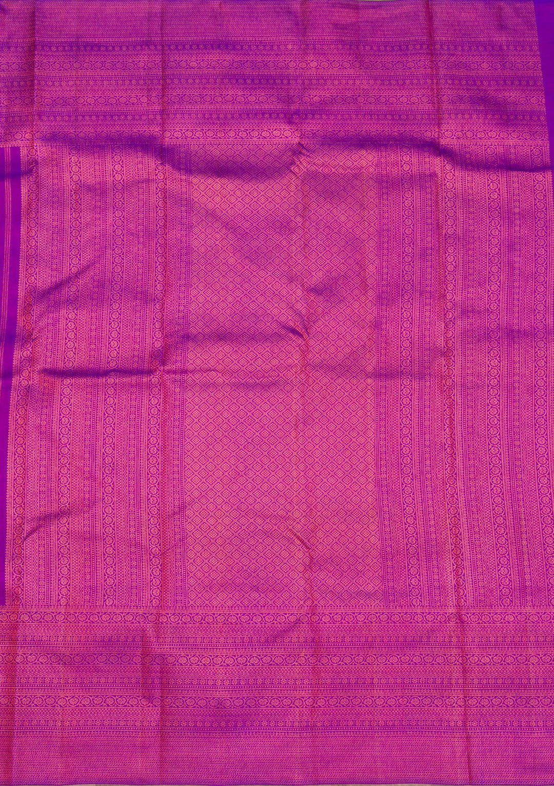 Purple Zariwork Pure Silk Saree-Koskii