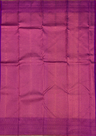 Purple Zariwork Pure Silk Saree-Koskii