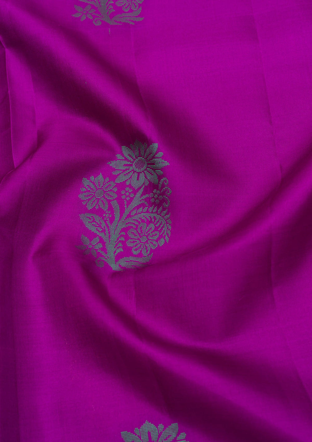 Purple Zariwork Pure Silk Saree-Koskii