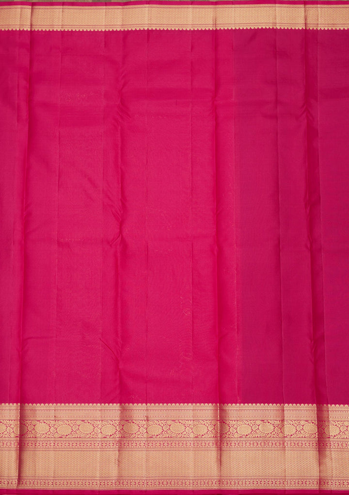 Purple Zariwork Pure Silk Saree-Koskii