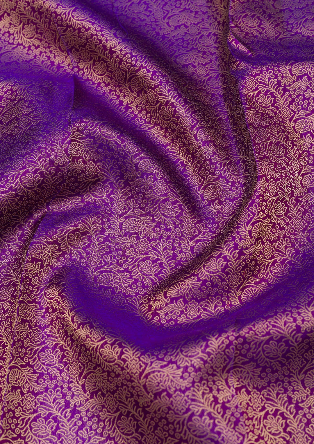 kosariii✴︎ Buy Purple Zariwork Pure Silk Saree - Koskii