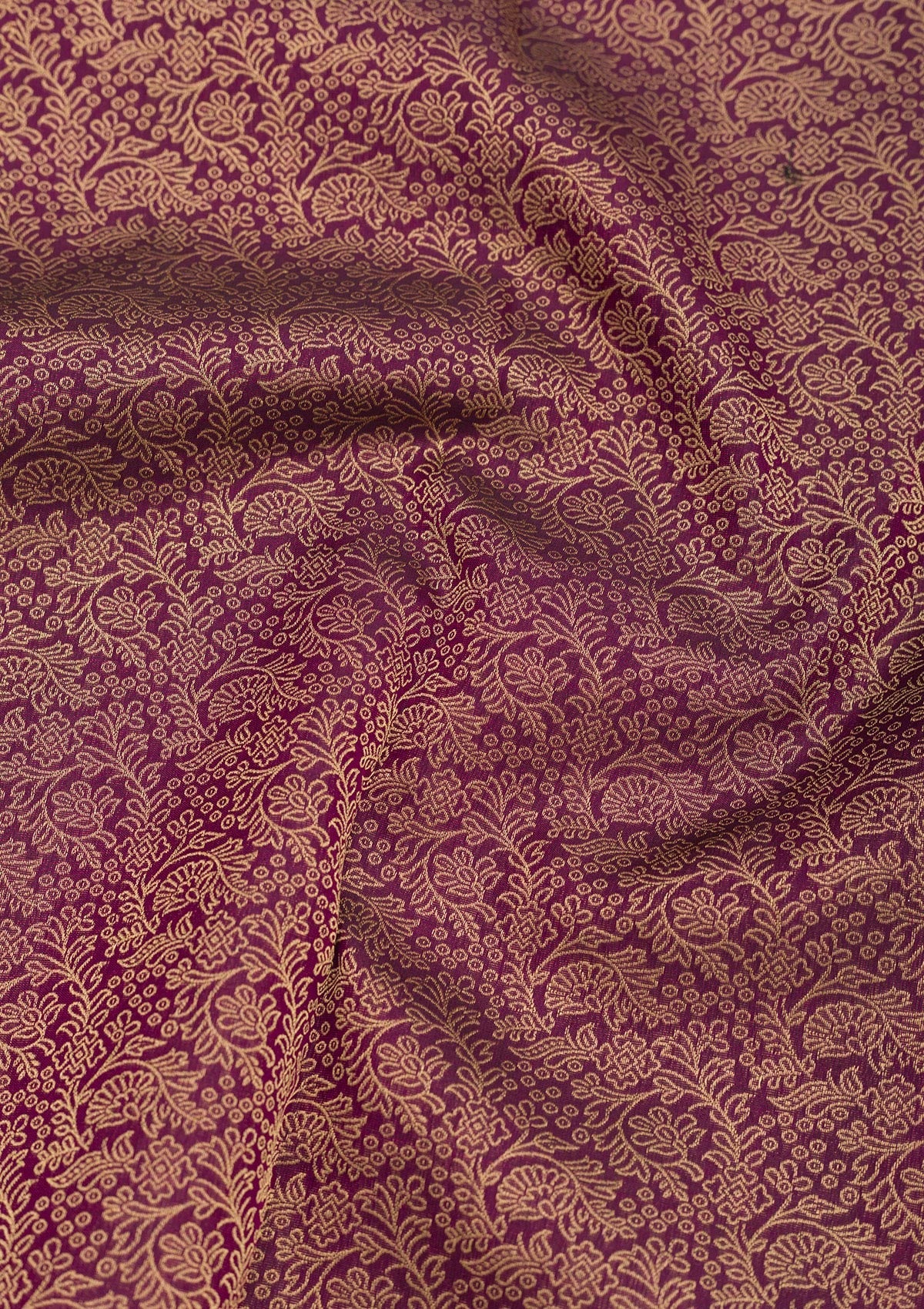 Purple Zariwork Pure Silk Saree-Koskii