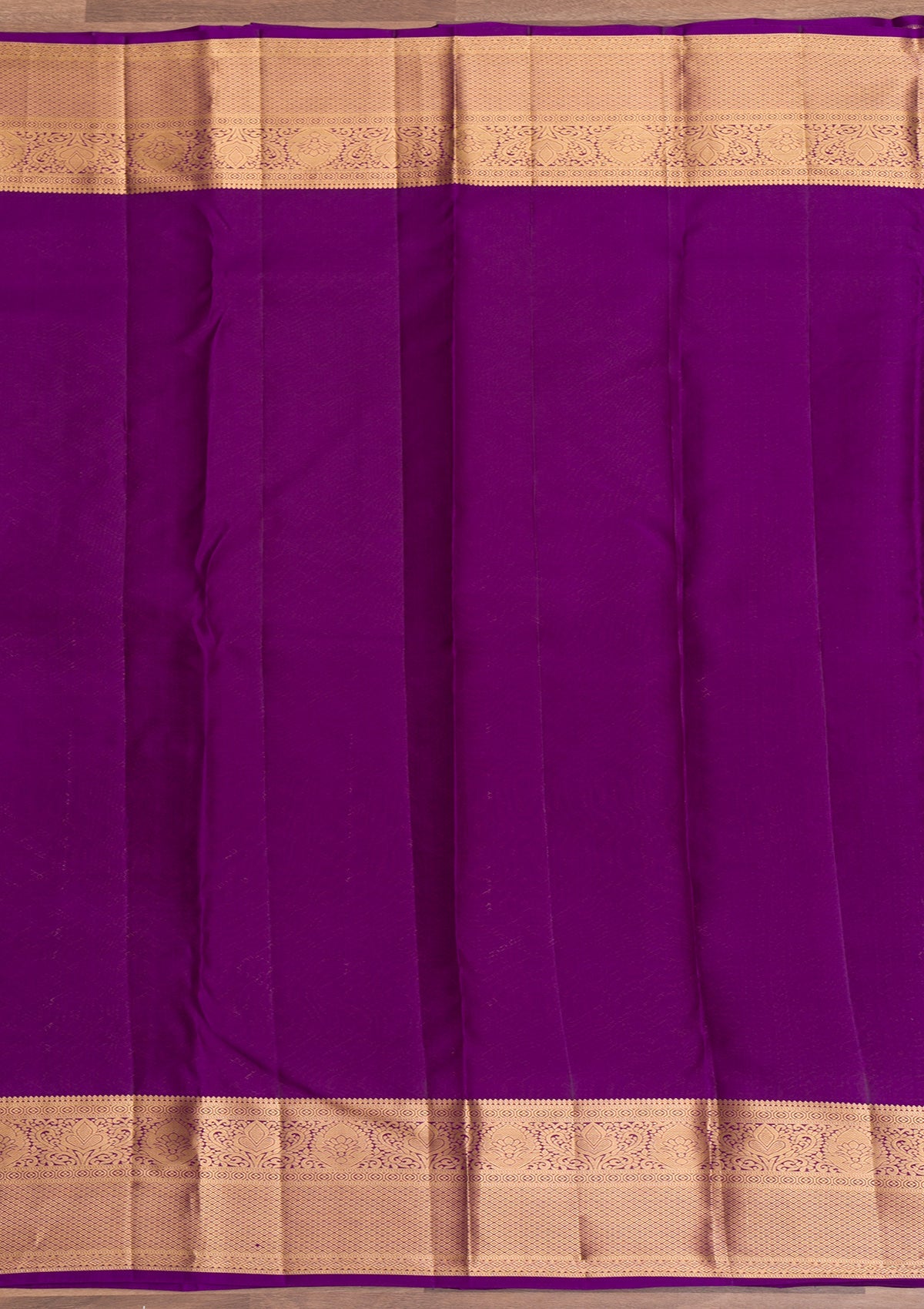 Purple Zariwork Pure Silk Saree-Koskii