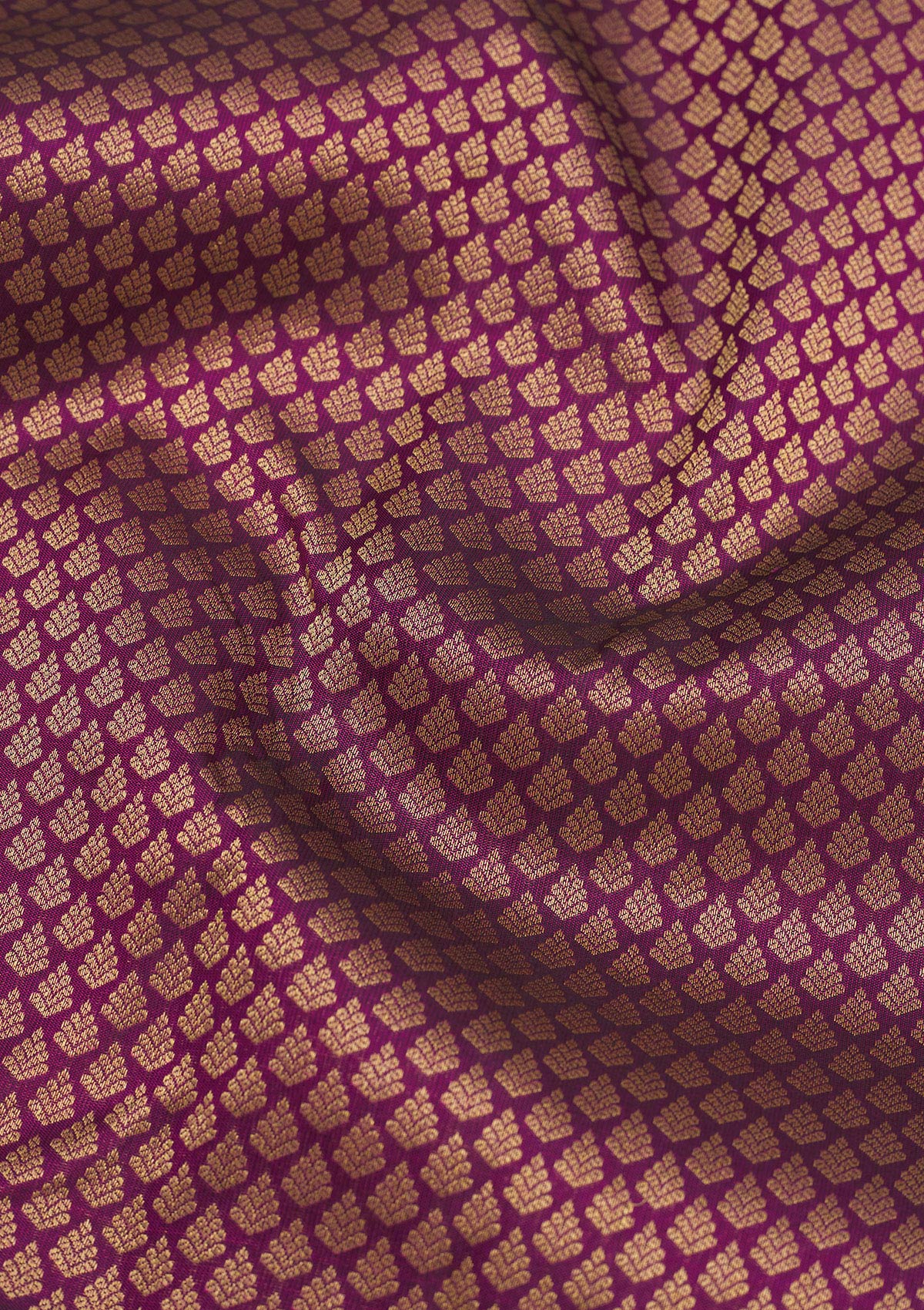 Purple Zariwork Pure Silk Saree-Koskii