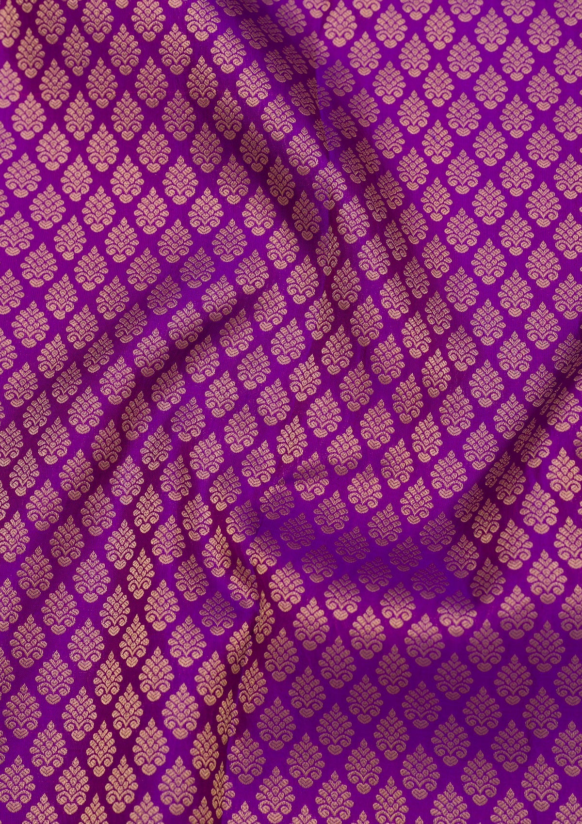 Purple Zariwork Pure Silk Saree-Koskii