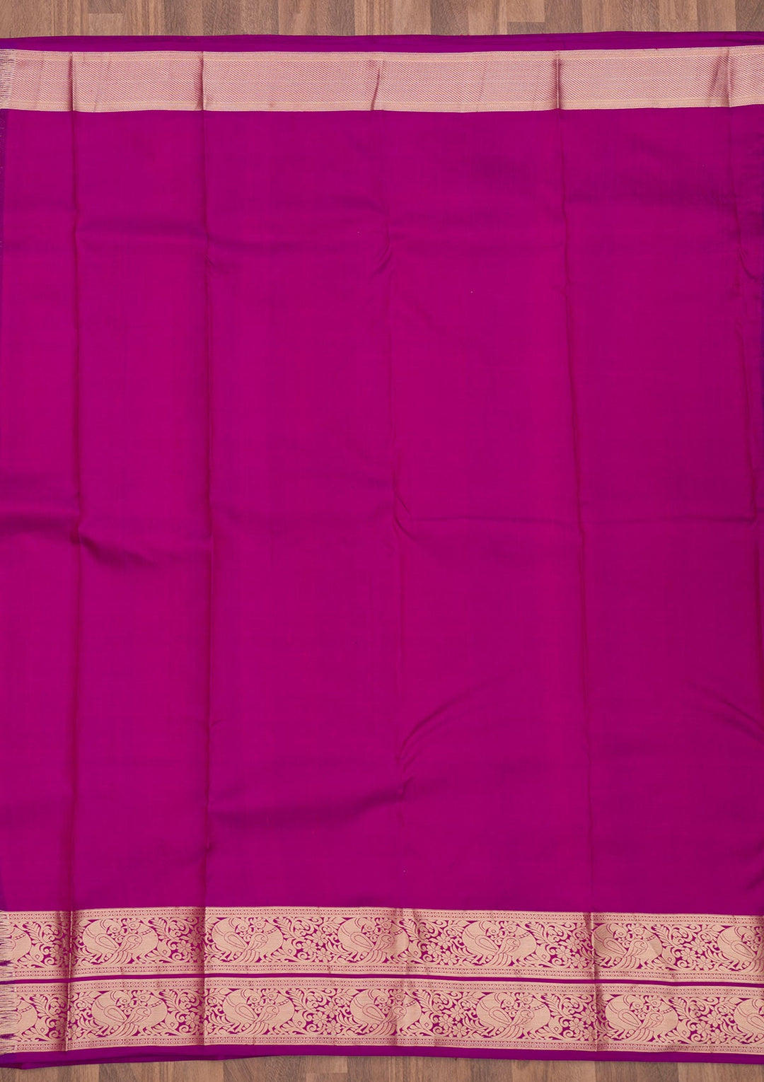 Purple Zariwork Pure Silk Saree-Koskii