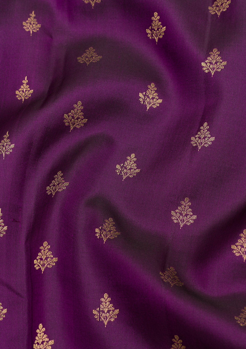 Purple Zariwork Pure Silk Saree-Koskii