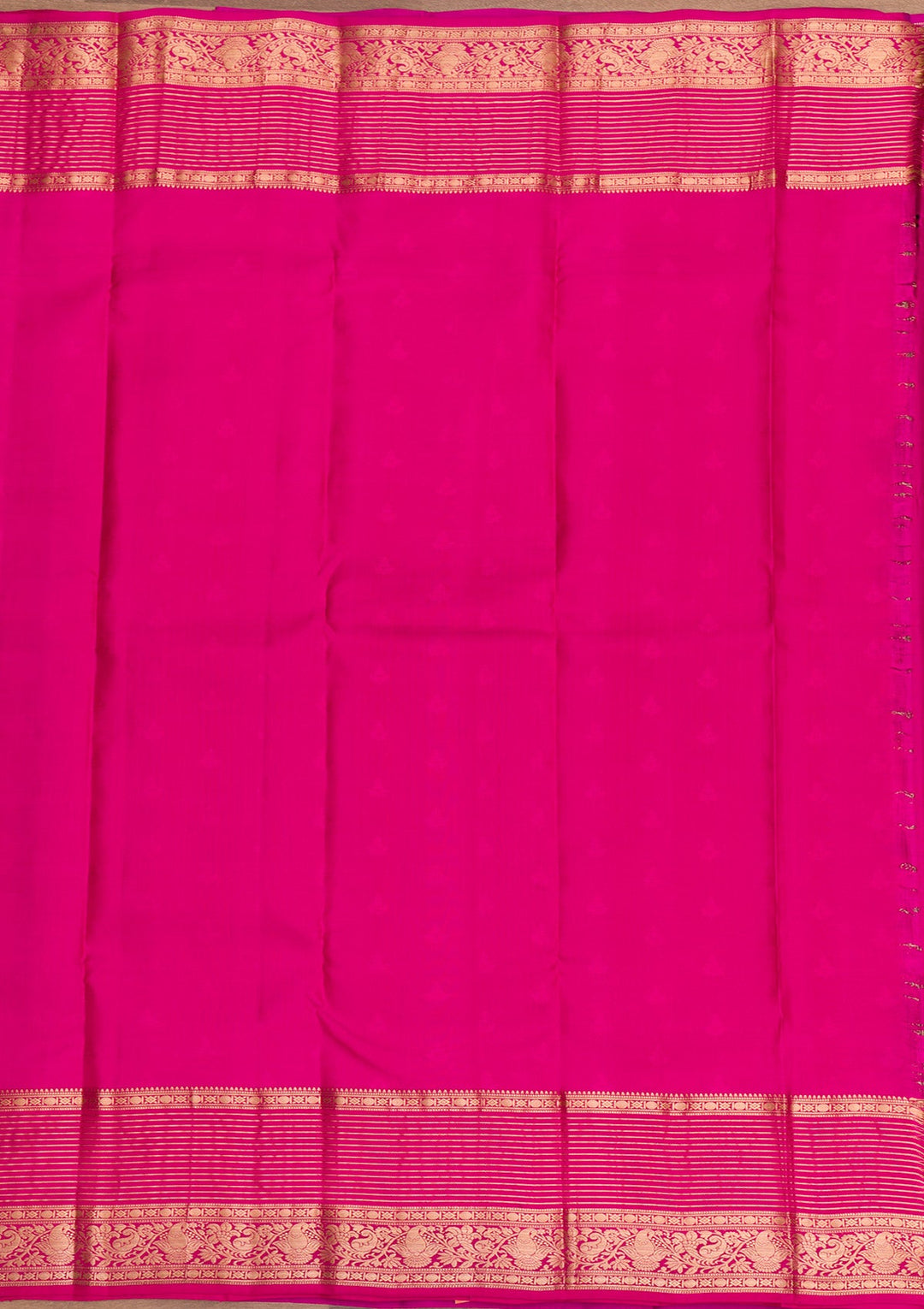 Purple Zariwork Pure Silk Saree-Koskii
