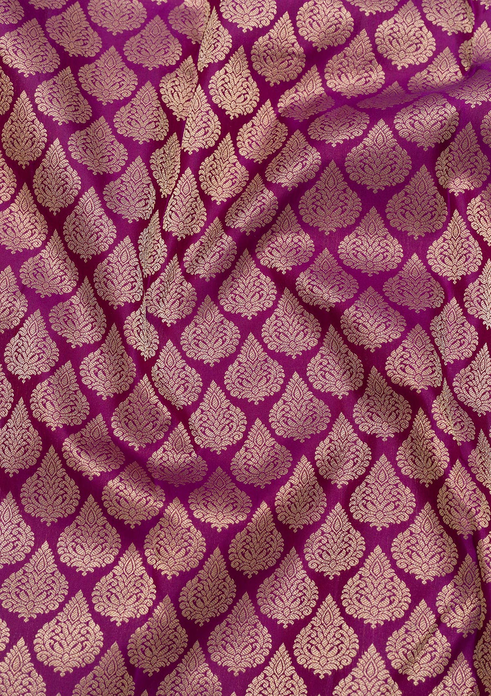 Purple Zariwork Pure Silk Saree-Koskii