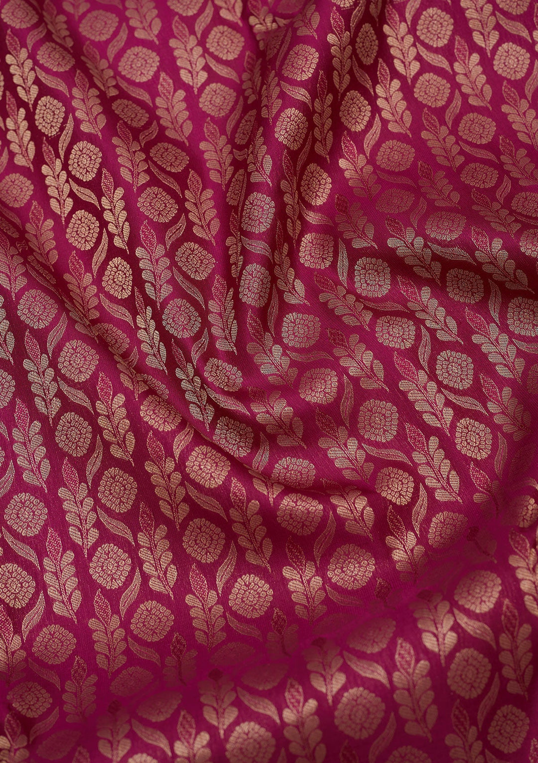 Purple Zariwork Pure Silk Saree-Koskii