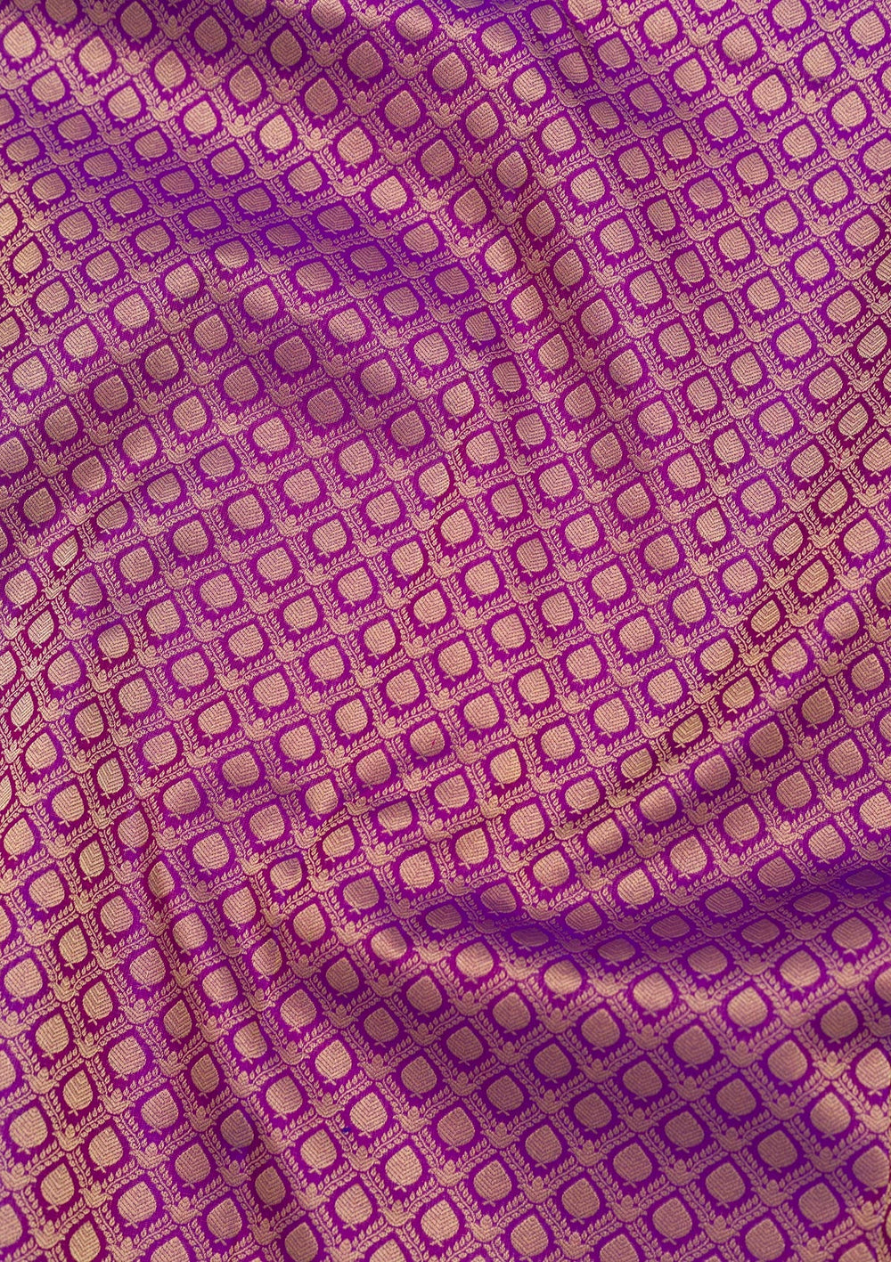 Purple Zariwork Pure Silk Saree-Koskii