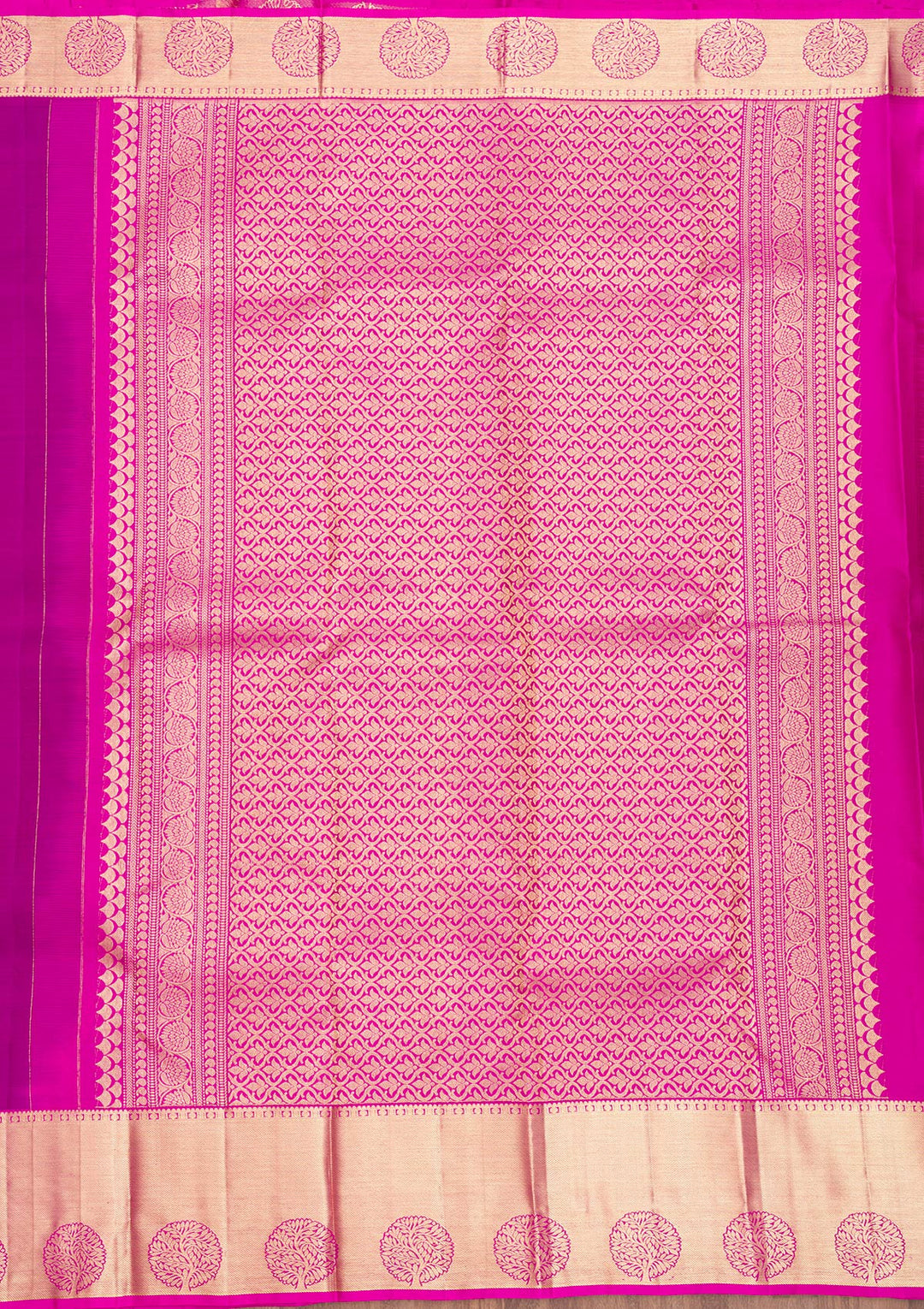 Purple Zariwork Pure Silk Saree-Koskii