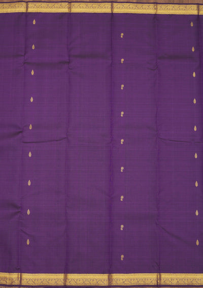 Purple Zariwork Pure Silk Saree