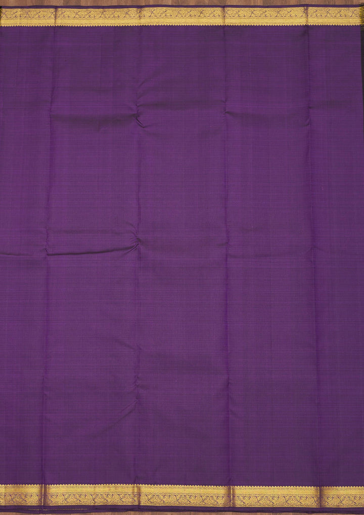 Purple Zariwork Pure Silk Saree