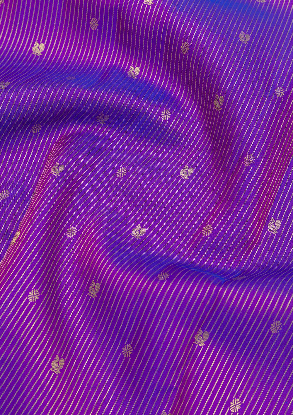 Purple Zariwork Pure Silk Saree-Koskii