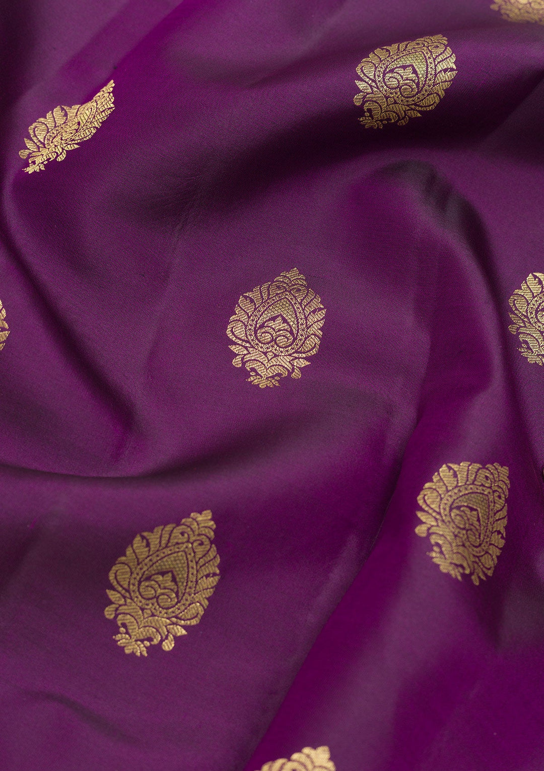 Purple Zariwork Pure Silk Saree-Koskii